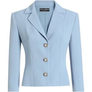 Classic Tailored Silk Blend Blazer