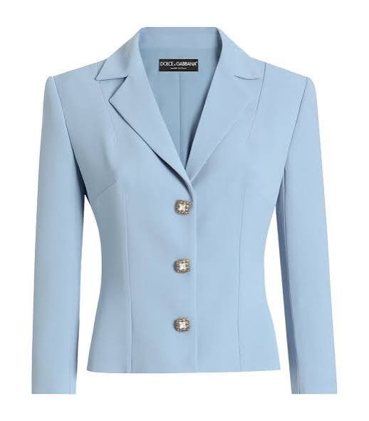 Classic Tailored Silk Blend Blazer